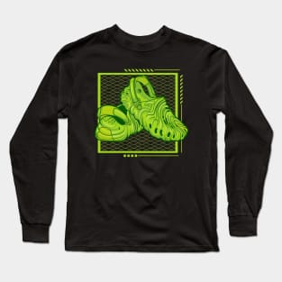 Crocodile Pollex Salehe Clog Long Sleeve T-Shirt